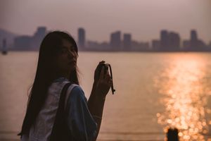 YiTuYu Vol.8294: A Shui's Serene Sunset by the River with City Skyline-8