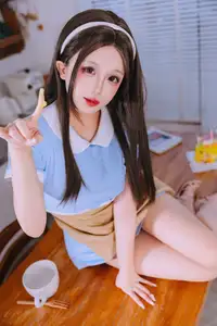 Sweet Charm of Coser Hina Jiao in "Cake Salesperson" Photoshoot Part02-18