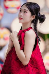 Mother Daughter Ao Dai: Joyful Moments Under Lanterns-9