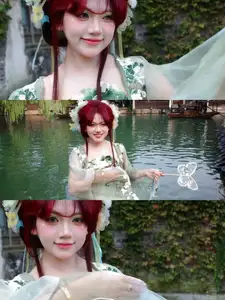 Bao Han Helia Transforms into a Fairy in Ancient Chinese Town: A Mesmerizing Hanfu Photoshoot-8