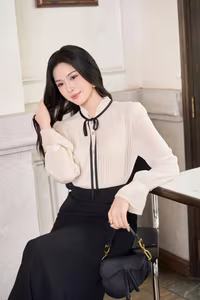 VGU No.7: Elegant Vietnamese Woman Radiates Modern Style and Confidence-2