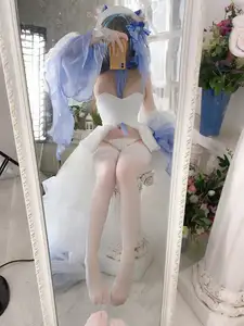 Coser Qi Si Kuai Wii - Enchanting Beauty in Elegant Cheshire Gown - A Masterpiece Cosplay.-24