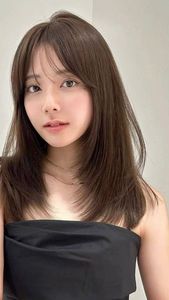Beautiful Long Layered Haircut for Round Faces – Trendy Female Style-17