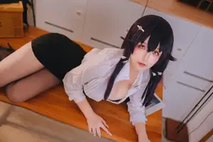 Coser Hina Jiao's captivating 'My Wife's Guidance Class Part01': Alluring lessons from the elegant teacher-22