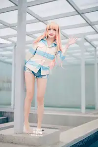 Coser Momo: Marin Kitagawa Swimsuit Ver. – Radiant Charm by the Pool-0