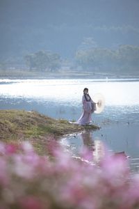 Ethereal Hanfu Beauty in Lavender Flower Field - YiTuYu Art Language Vol.8304: Serene Traditional Elegance.-17