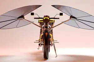 Explore Solaris by MASK Architects: The first self-charging solar electric motorcycle, heralding a new era of green mobility.-9