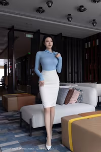 XiuRen No.10424 An Ran: Elegant & Modern Office Style Inspiration-3