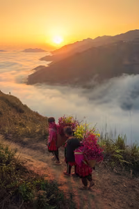 Ta Xua: Majestic Sunrise Over Sea of Clouds in Northwest Vietnam – A Photographer's Paradise-1