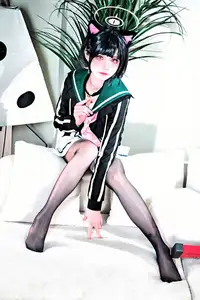 Coser Shuang Mu Fu Su Embodies Kaho Hinoyama: A Playful & Charming Angelic Cat Girl [35P]-0