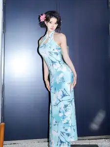 XiuRen No.10594: Li Shuang Er's Graceful Charm in a Modern Cheongsam, Captivating Asian Beauty.-20