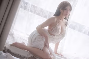 Coser Hoshilily: 'Wonderful Rainy Day Encounter' Part01 – Unveiling Ethereal Charm-9