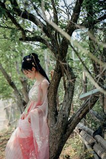 Coser Nnian as Begonia Fairy: Ethereal Beauty in a Fairytale Garden-1