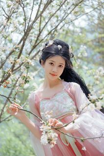 Coser Nnian as Begonia Fairy: Ethereal Beauty in a Fairytale Garden-6