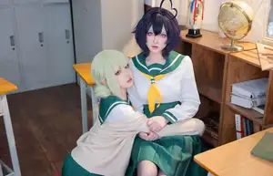 Coser Qing Shui You Nai Transforms into Utena Hiiragi JK from Gushing over Magical Girls - Pure, Adorable & Captivating-1