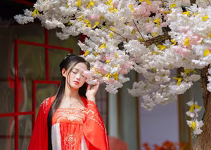 FB_IMG_1761297312624: Hanfu Muse Amidst Blooming Flowers - Discover Pure & Romantic East Asian Beauty.-6
