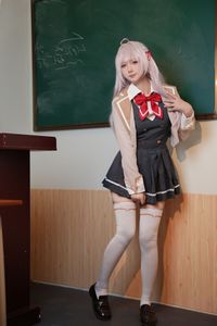 Coser Alya Cute School Uniform Cosplay-26