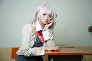 Coser Alya Cute School Uniform Cosplay-30