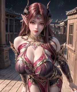 AI Generated: Enchanting Fantasy Warrior Princess (69P)-2