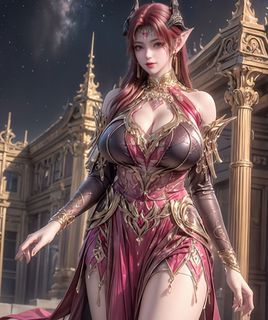 AI Generated: Enchanting Fantasy Warrior Princess (69P)-6