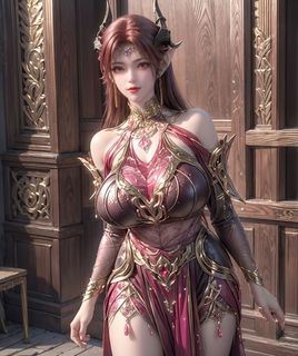 AI Generated: Enchanting Fantasy Warrior Princess (69P)-21