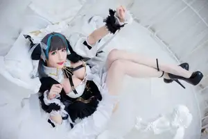 Coser Tomoyo-chan as Azur Lane's Cheshire: Captivating charm and sweet allure.-8