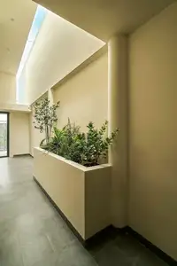 Explore Mekong Delta's Single-Story Home: Unique Skylight Design, Modern Living Space That Captivates.-7