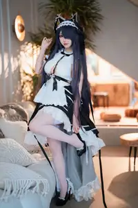 Immerse in Coser Mian Bing Xian Er's stunning August Maid transformation from Azur Lane (43P) – An Azur Lane Masterpiece!-21