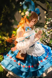 Hoshilily Transforms into Eyjafjalla Arknights: Exquisite Cosplay Masterpiece-0