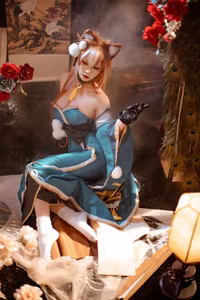 Coser Yuyuan Yuko as Genshin Impact's Hina: Ethereal Beauty Captivates Viewers (16P)-10