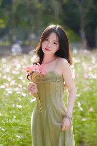 Elegant Young Woman's Gentle Beauty by Ancient Tracks: A Poetic Nature Portrait-9