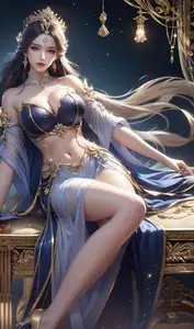 Celestial Goddess: Mystical Power in 百炼成神 AI Art Part03-4