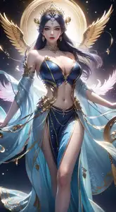 Celestial Goddess: Mystical Power in 百炼成神 AI Art Part03-6