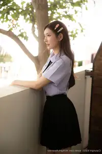 Yue Xi: Captivating Youthful Charm in School Uniform - XiuRen No.10622-21