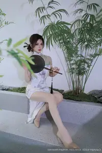 XiuRen No.10694 A Yi Sha: Captivating Oriental Elegance in a Stunning Dress-26