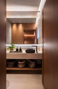 Modern Transformation of a 1960s São Paulo Villa: Blending Original Structure with Contemporary Brazilian Wood Design for Cozy Open Living-10