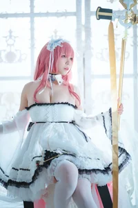 Stunning HMS Perseus Cosplay from Azur Lane - Beautiful Nurse Outfit and Aesthetic Anime Photography by No-Face Angel WY-2