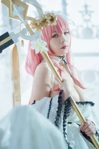 Stunning HMS Perseus Cosplay from Azur Lane - Beautiful Nurse Outfit and Aesthetic Anime Photography by No-Face Angel WY-5