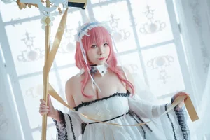 Stunning HMS Perseus Cosplay from Azur Lane - Beautiful Nurse Outfit and Aesthetic Anime Photography by No-Face Angel WY-7