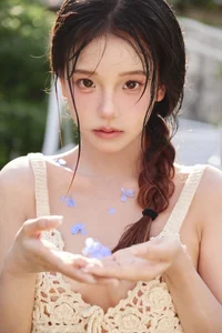 Elegant Portrait Photography Collection: Xiao Xin Yi Yi in YiTuYu Art Language Vol.9153 – Capturing Pure Vitality and Aesthetic Style-7