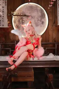 Coser Maeno Taita Transforms into Yulinglong (Naraka Bladepoint): A Captivating Mythical Beauty.-23