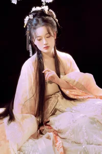 Ethereal Garden Portrait Photography: Art Language Vol.9116 Featuring Model Zhi on a Floral Swing – Aesthetic Outdoor Photoshoot Inspiration-13