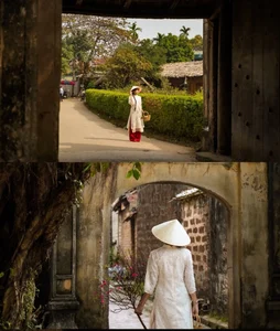Timeless Grace: Capturing the Beauty of Ao Dai in Duong Lam Ancient Village-2