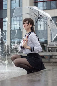 Stunning Fumina Murasaki Cosplay by Candy_Ball – High-Quality Photo and Video Collection Featuring Iconic Anime Style-16