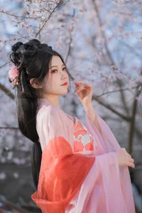 Spring Muse in Hanfu YiTuYu Vol.8891 Gui Yuan Ba Bao Zhou-5