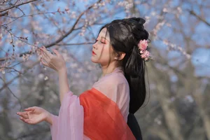 Spring Muse in Hanfu YiTuYu Vol.8891 Gui Yuan Ba Bao Zhou-6