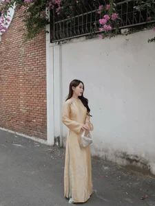 Elegant Vietnamese Silk Ao Dai: Discover the Timeless Grace and Traditional Beauty of Vietnam's Iconic National Dress for Women-5