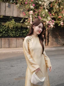 Elegant Vietnamese Silk Ao Dai: Discover the Timeless Grace and Traditional Beauty of Vietnam's Iconic National Dress for Women-7