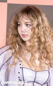 Lisa of Blackpink stuns with bold hippie curls at an international fashion event-2