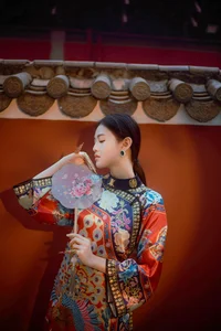 Timeless Elegance of Man Li by the Red Wall - YiTuYu Vol.8871-8